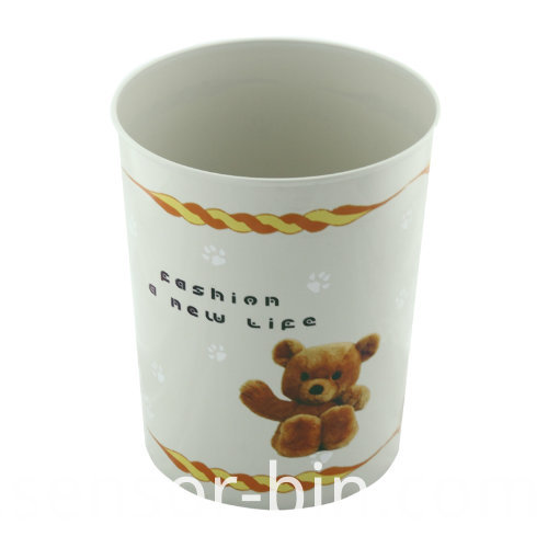 Lovely Bear Printing Living Room Garbage Bin (FF-5226)